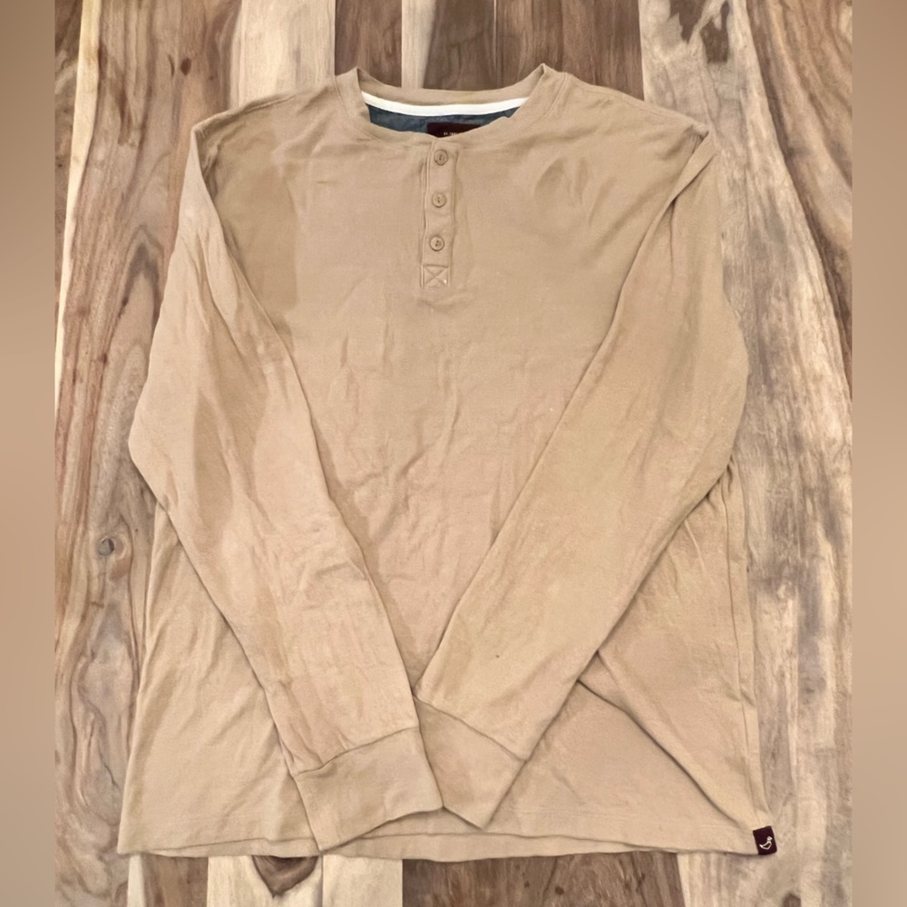 XL Alesbury Waffle Long Sleeve Henley